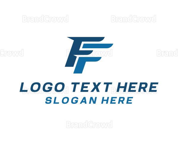 Blue Letter F & F Firm Logo