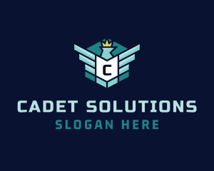 Cadet - Crown Eagle Rank logo design