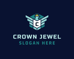 Crown - Crown Eagle Rank logo design
