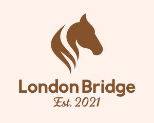 Stallion Horse Head logo design