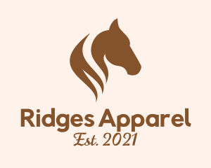 Stallion Horse Head logo design