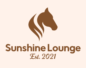 Stallion Horse Head logo design