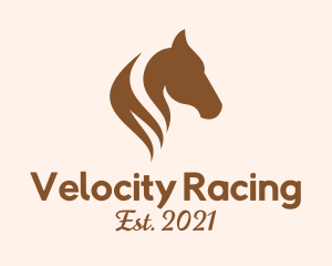 Stallion Horse Head logo design