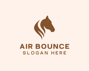 Stallion Horse Head logo design