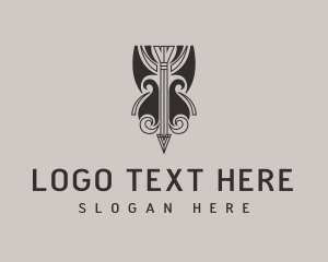 Calligraphy - Polynesian Tattoo Pen logo design