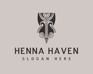 Henna - Polynesian Tattoo Pen logo design