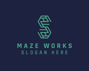 Maze - Tech Digital Maze logo design