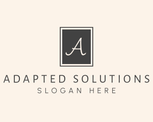 Elegant Square Lettermark logo design