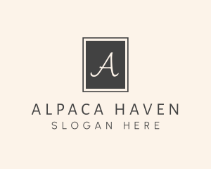 Elegant Square Lettermark logo design