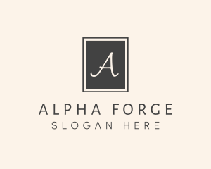 Elegant Square Lettermark logo design