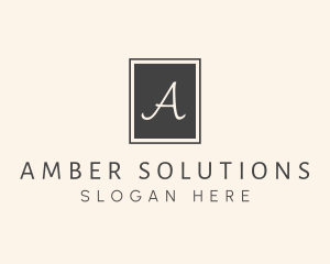 Elegant Square Lettermark logo design