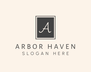 Elegant Square Lettermark logo design