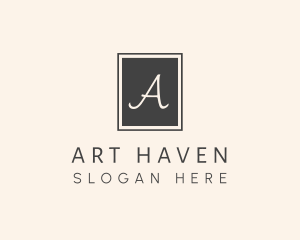 Elegant Square Lettermark logo design