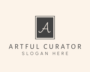 Elegant Square Lettermark logo design