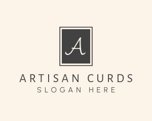 Elegant Square Lettermark logo design