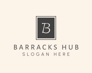 Elegant Square Lettermark logo design