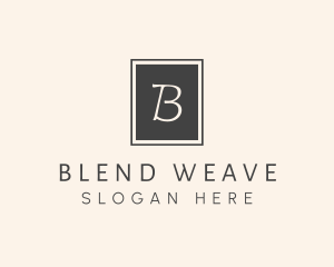 Elegant Square Lettermark logo design