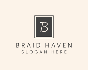 Elegant Square Lettermark logo design