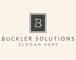 Elegant Square Lettermark logo design