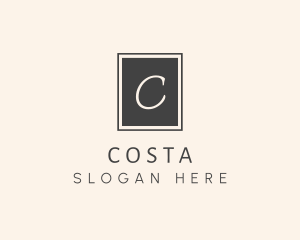 Elegant Square Lettermark logo design