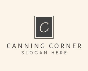 Elegant Square Lettermark logo design