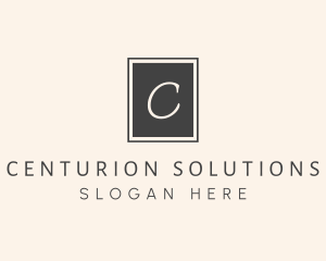 Elegant Square Lettermark logo design