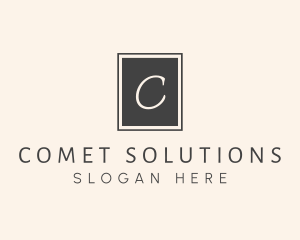 Elegant Square Lettermark logo design