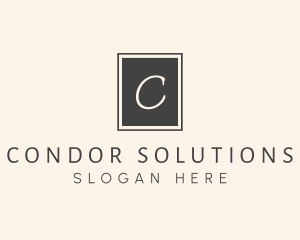 Elegant Square Lettermark logo design