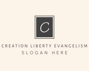 Elegant Square Lettermark logo design