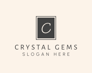 Elegant Square Lettermark logo design