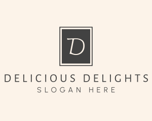 Elegant Square Lettermark logo design