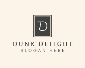 Elegant Square Lettermark logo design