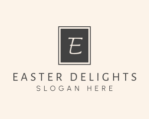 Elegant Square Lettermark logo design