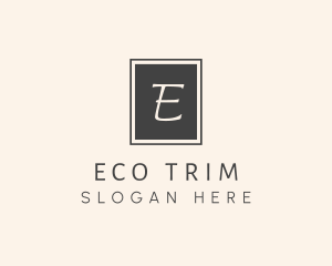 Elegant Square Lettermark logo design