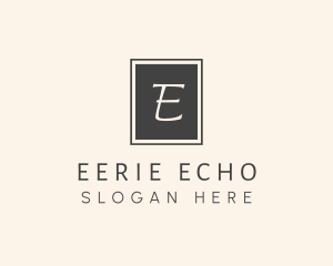 Elegant Square Lettermark logo design