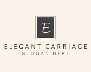 Elegant Square Lettermark logo design