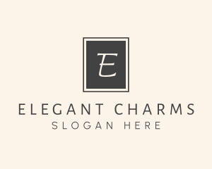 Elegant Square Lettermark logo design