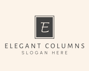 Elegant Square Lettermark logo design