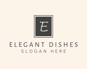 Elegant Square Lettermark logo design