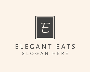 Elegant Square Lettermark logo design