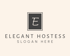 Elegant Square Lettermark logo design