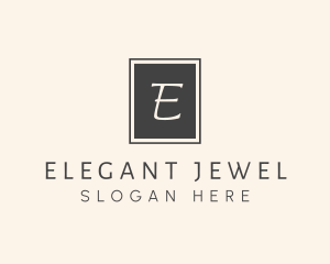 Elegant Square Lettermark logo design