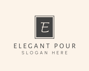 Elegant Square Lettermark logo design