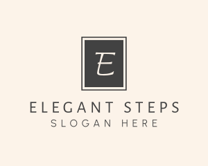 Elegant Square Lettermark logo design