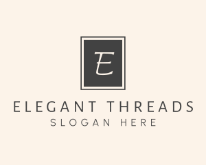 Elegant Square Lettermark logo design