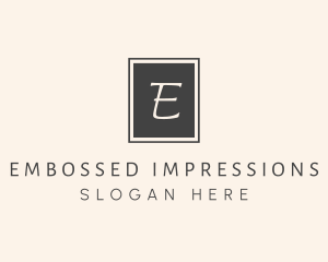 Elegant Square Lettermark logo design