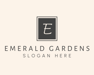 Elegant Square Lettermark logo design