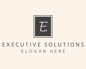 Elegant Square Lettermark logo design