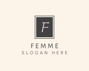 Elegant Square Lettermark logo design