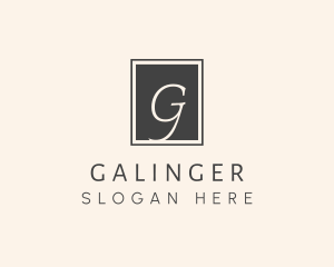 Elegant Square Lettermark logo design